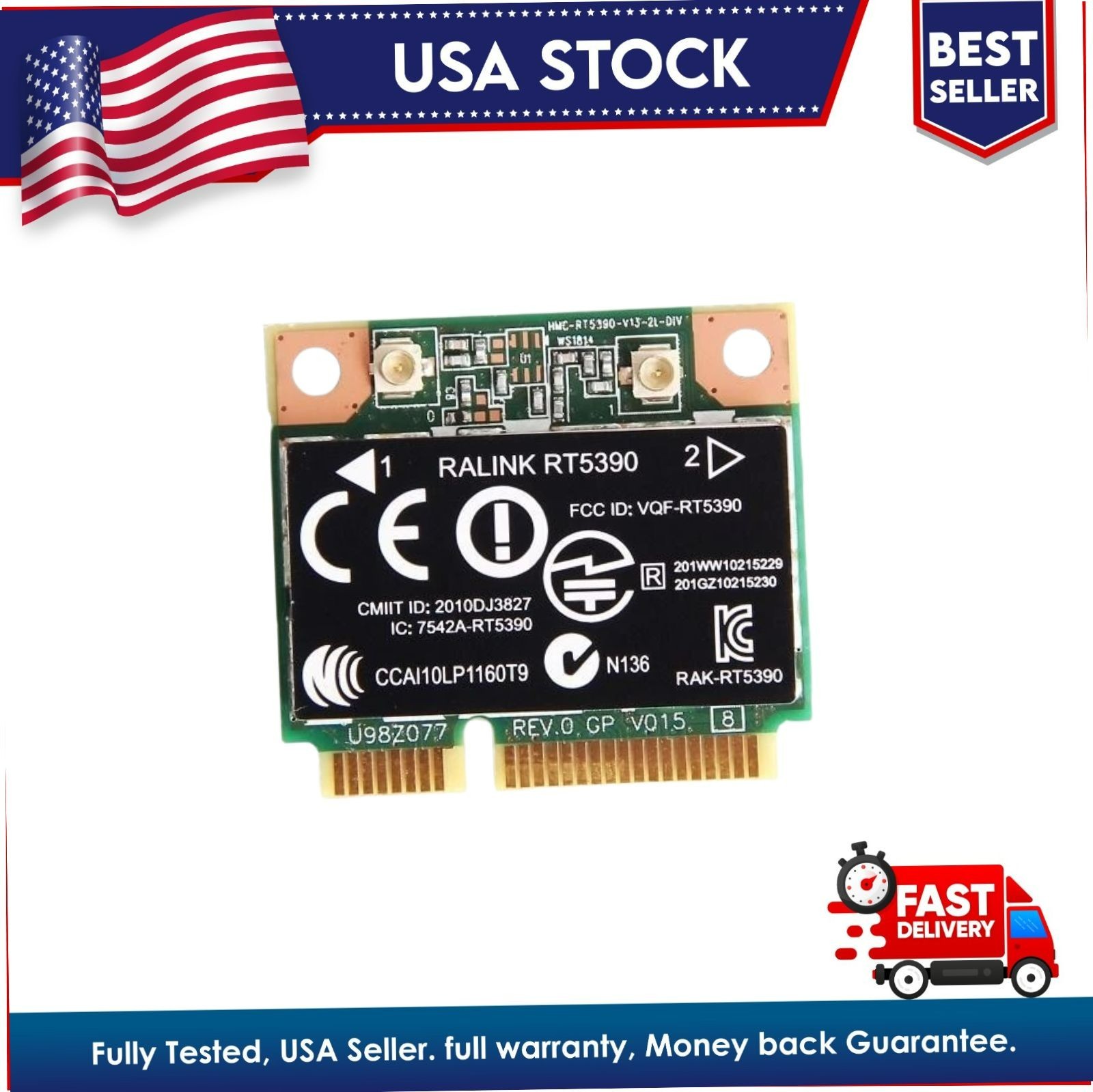 691415-001 670691-001 630703-001 RALINK RT5390 HP OEM Mini PCI WiFi Card