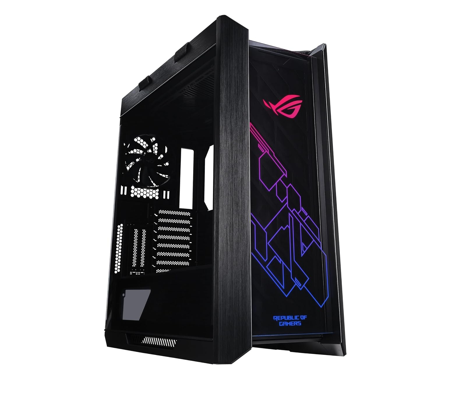 EATX Gaming Case Tempered Glass 4x140mm Fans RGB