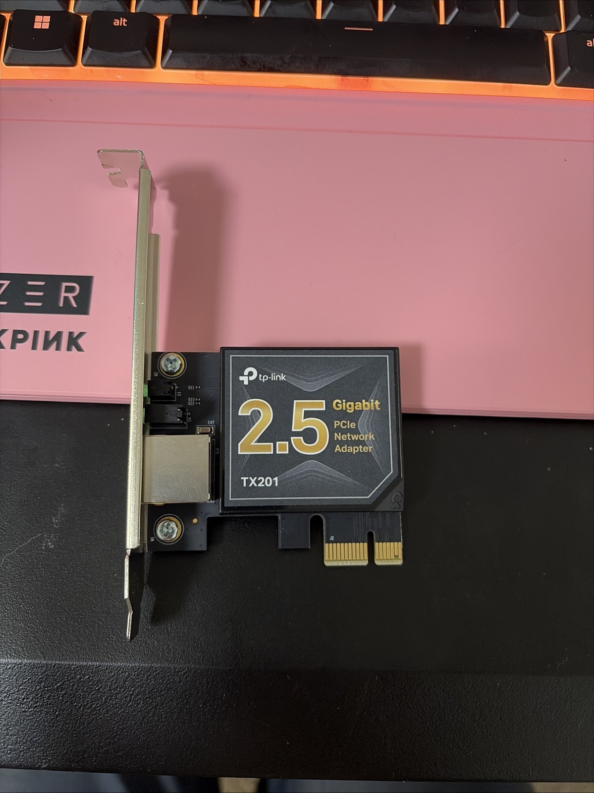 TP-Link TX201 2.5GB PCIe Network Card to 2.5 Gigabit Ethernet Adapter