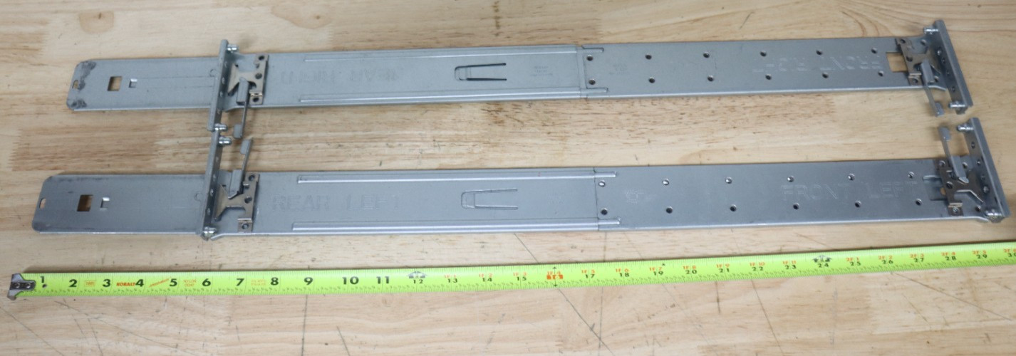 Pair Of APC UPS 553307-001 Rev B / 653301-001 Rev A Server Slide Rails APCISW US