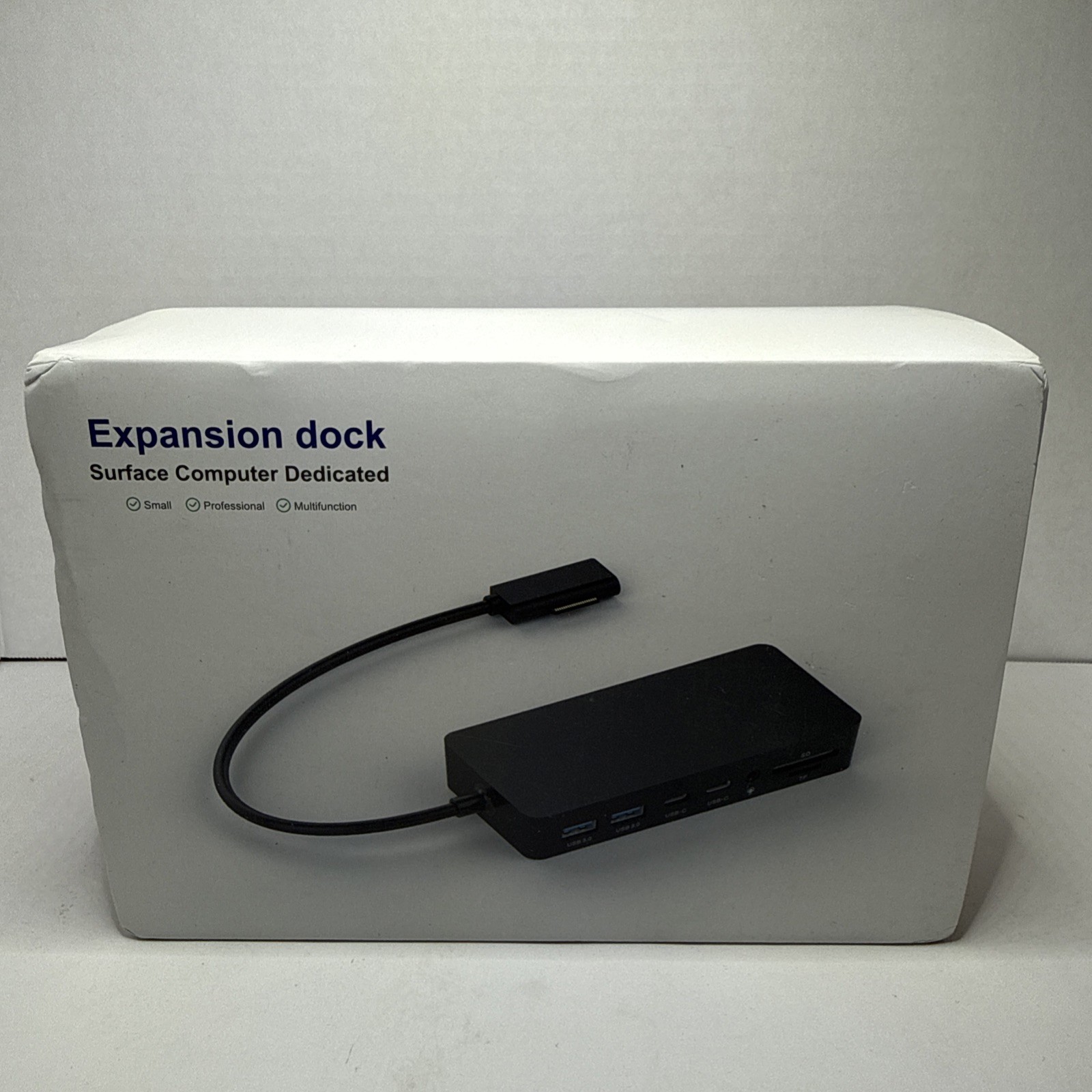 Surface Expansion Dock Triple Display 12-in-1 Dual 4K HDMI+VGA For Surf Pro Look