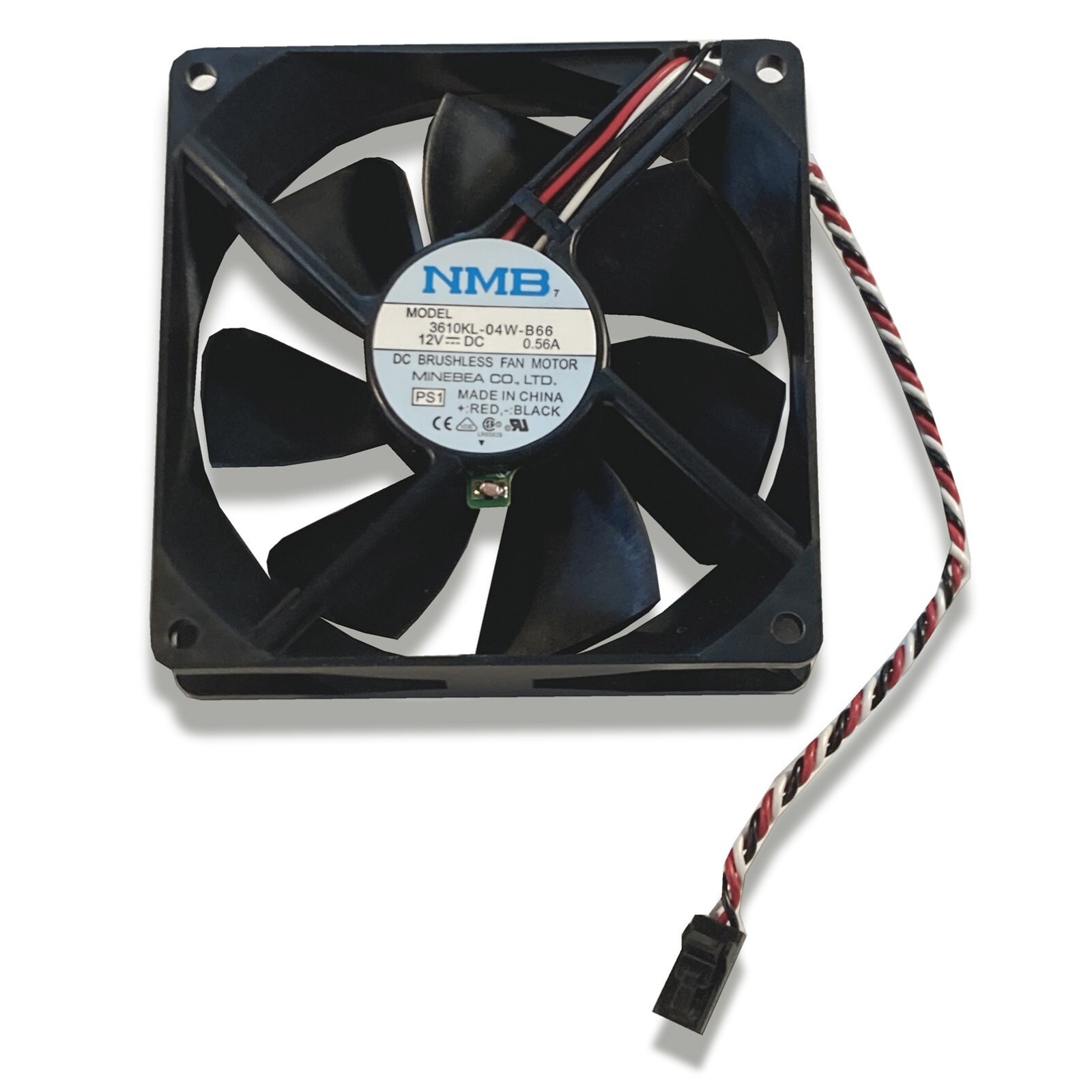 NMB 3610KL-04W-B66 0.56A 12V DC BRUSHLESS Replacement Fan for Dell P/N 6985R