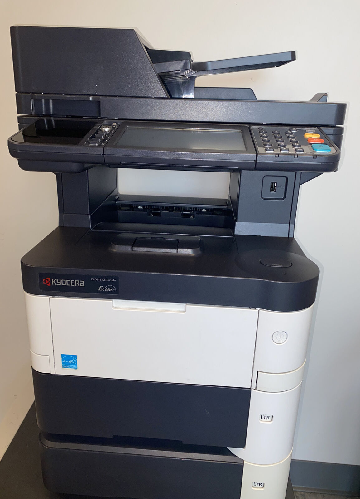 Kyocera  ECOSYS M3540idn Mono MFP Laser printer Copy Scan Dual TRAY 10K pages