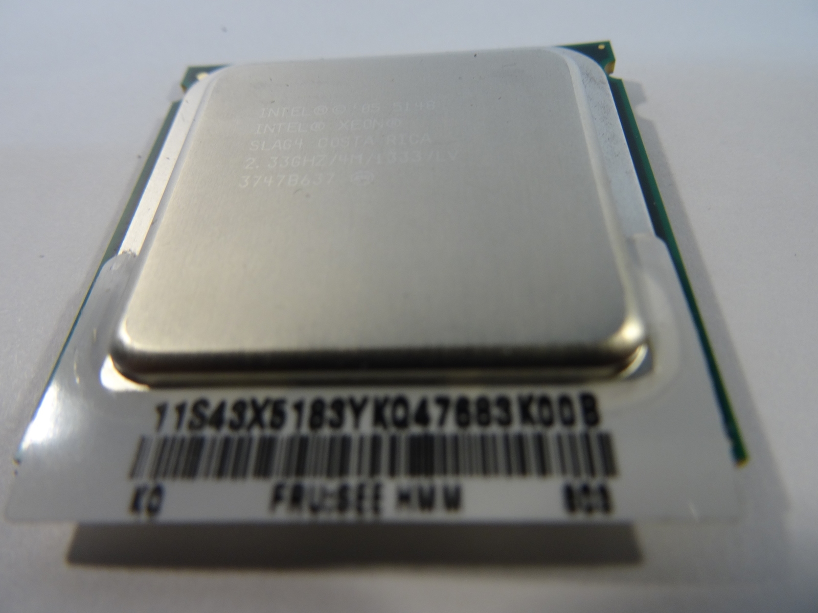 INTEL XEON DUAL CORE 5148 2.33GHZ 1333 SLAG4 PROCESSOR