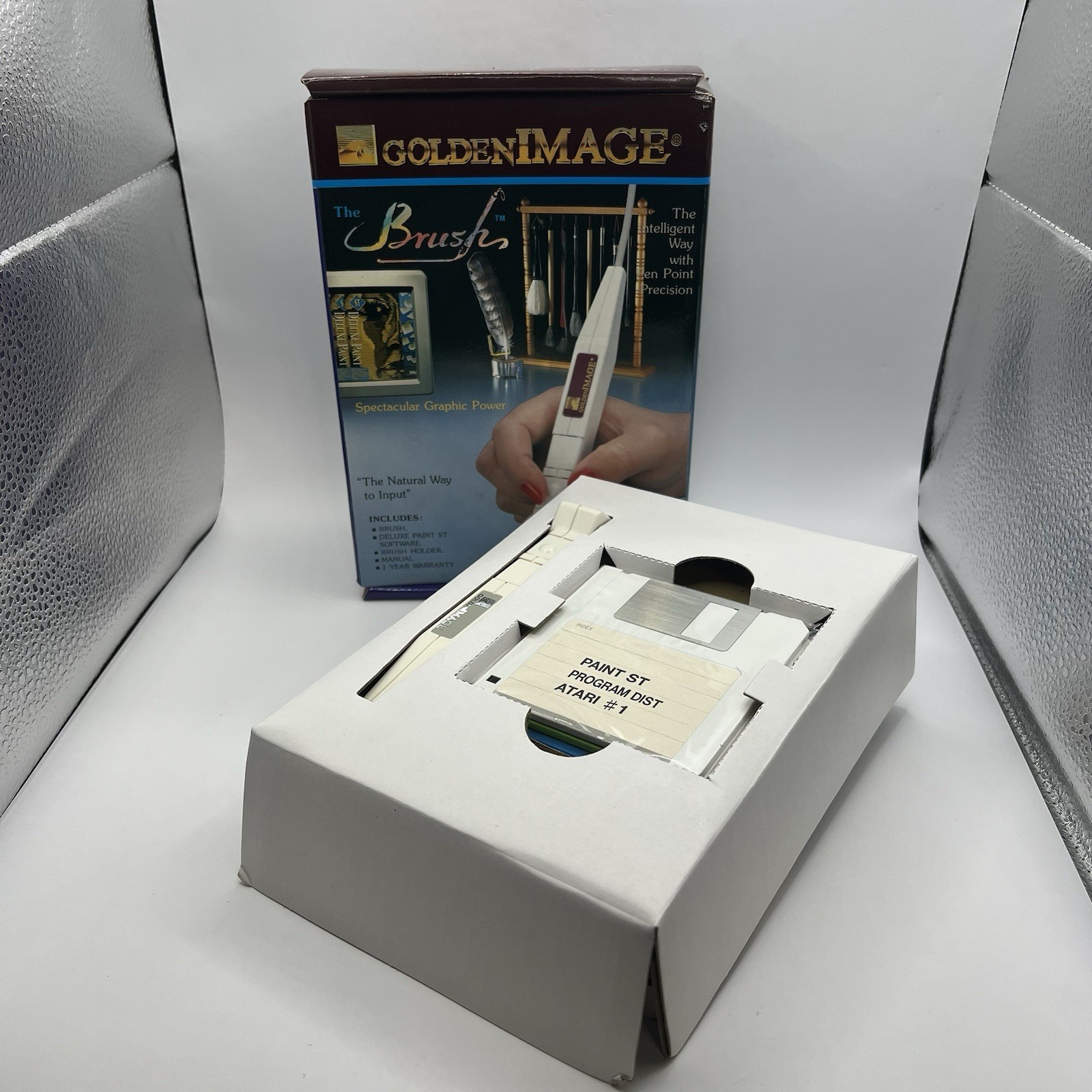 The Brush Golden Image Deluxe Paint Atari ST New Open Box NOS