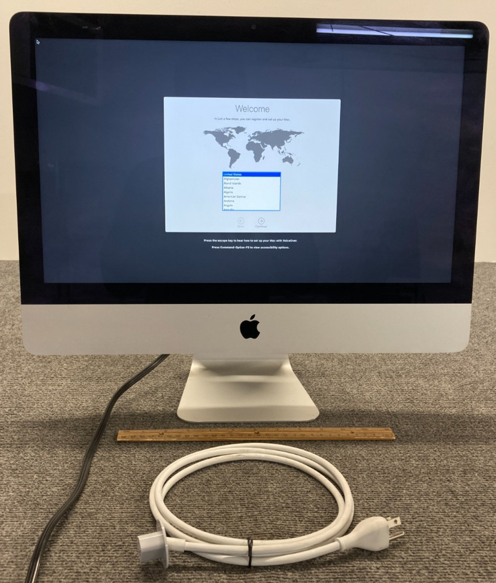 Apple iMac A1418 MD093LL/A 2012 21.5" AIO i5-3330S 16GB RAM 1TB SSD w/Cord