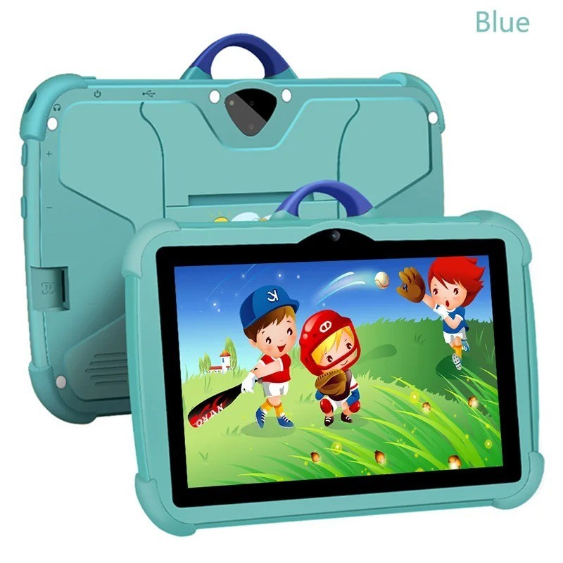 Kids Tablet Android 13 4GB+64GB WiFi Dual Camera Learning Game Pad - 7in