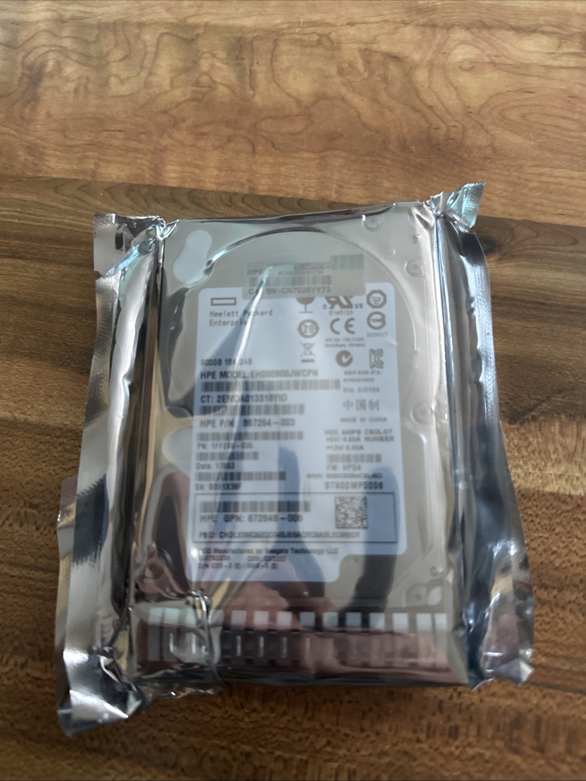 HPE 900GB 12GB SAS 15K ENT 2.5 Inch DS HDD 872848-006