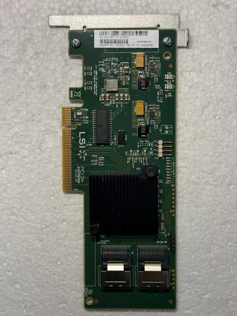 Sun Oracle 7047852 LSI SAS9211-8i PCIe 6Gb/s SCSI SAS Host Bus Adapter Card