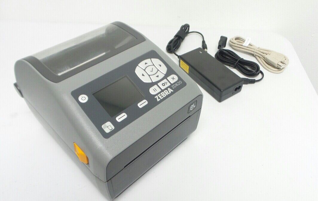 Zebra ZD620 Direct Thermal Printer, USB + Ethernet (Upgraded Model of ZD420)