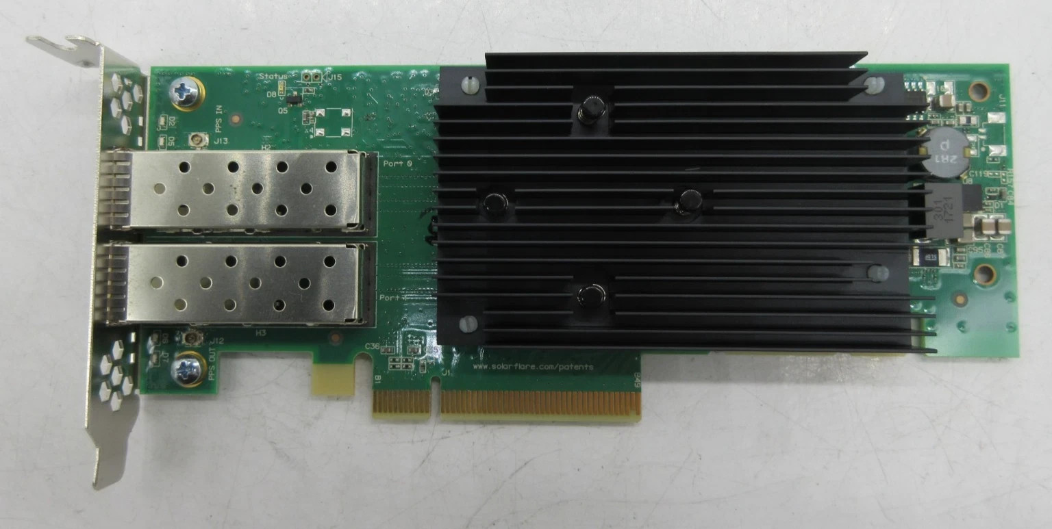 Solarflare XtremeScale X2522-10G SR220 10/25GbE Dual Port SFP+ PCIe Network Card