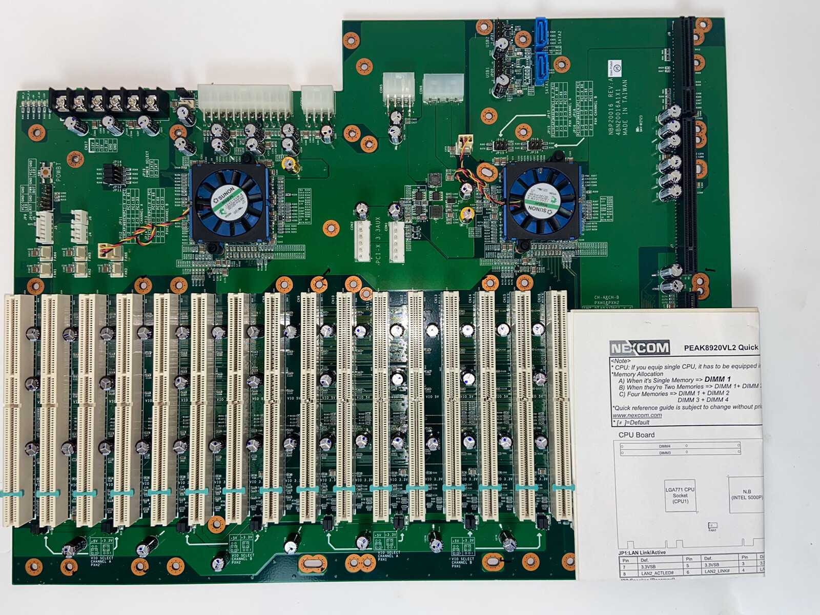 Nexcom NBP 20016 16 slot backplane (T15)