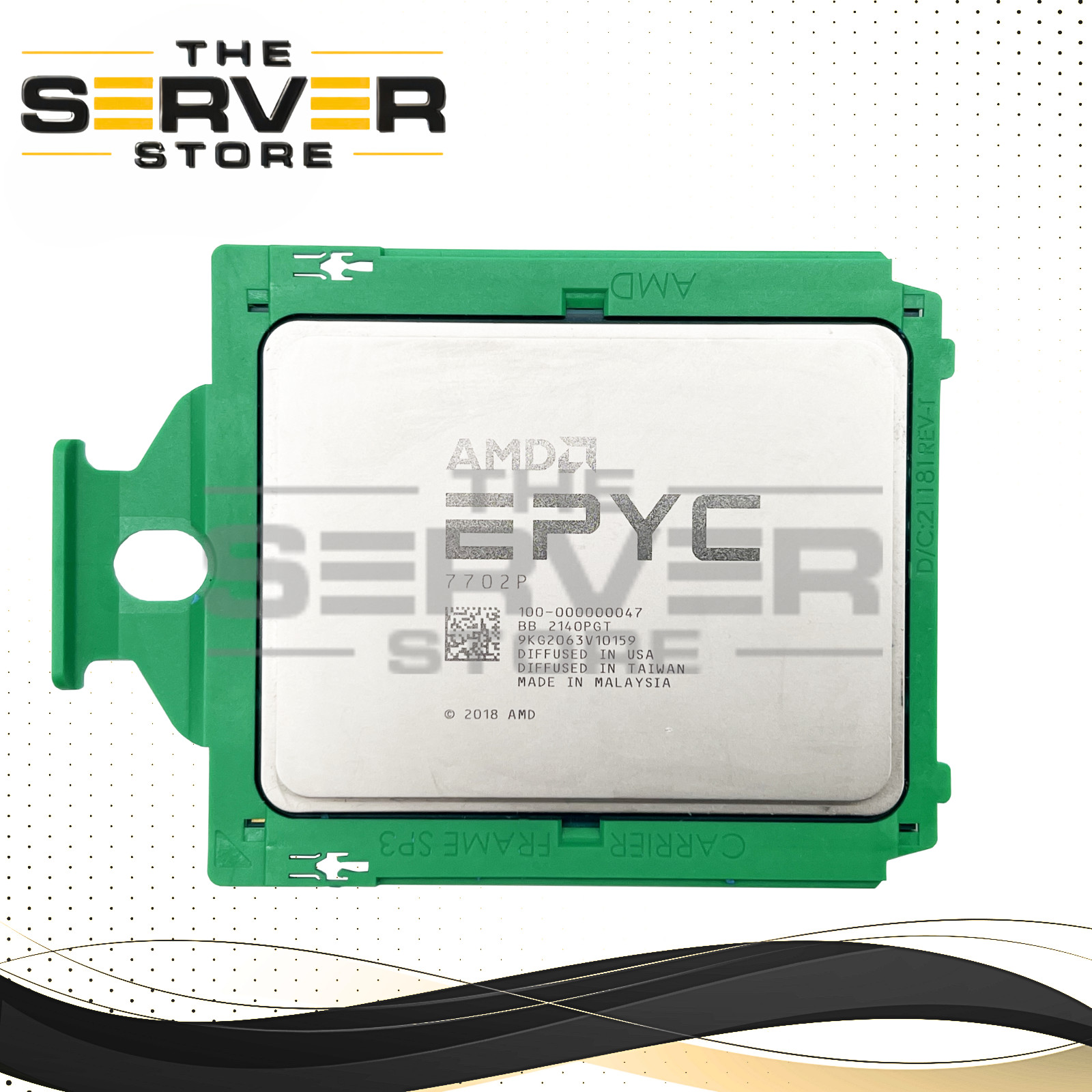 (Lenovo Locked) AMD EPYC 7702P 2.0GHz 64C 256MB 200W SP3 CPU 100-000000047