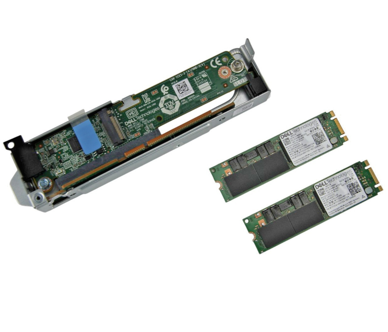 Dell PowerEdge R450 R650xs BOSS Riser Board Kit w/2x 480GB SSD