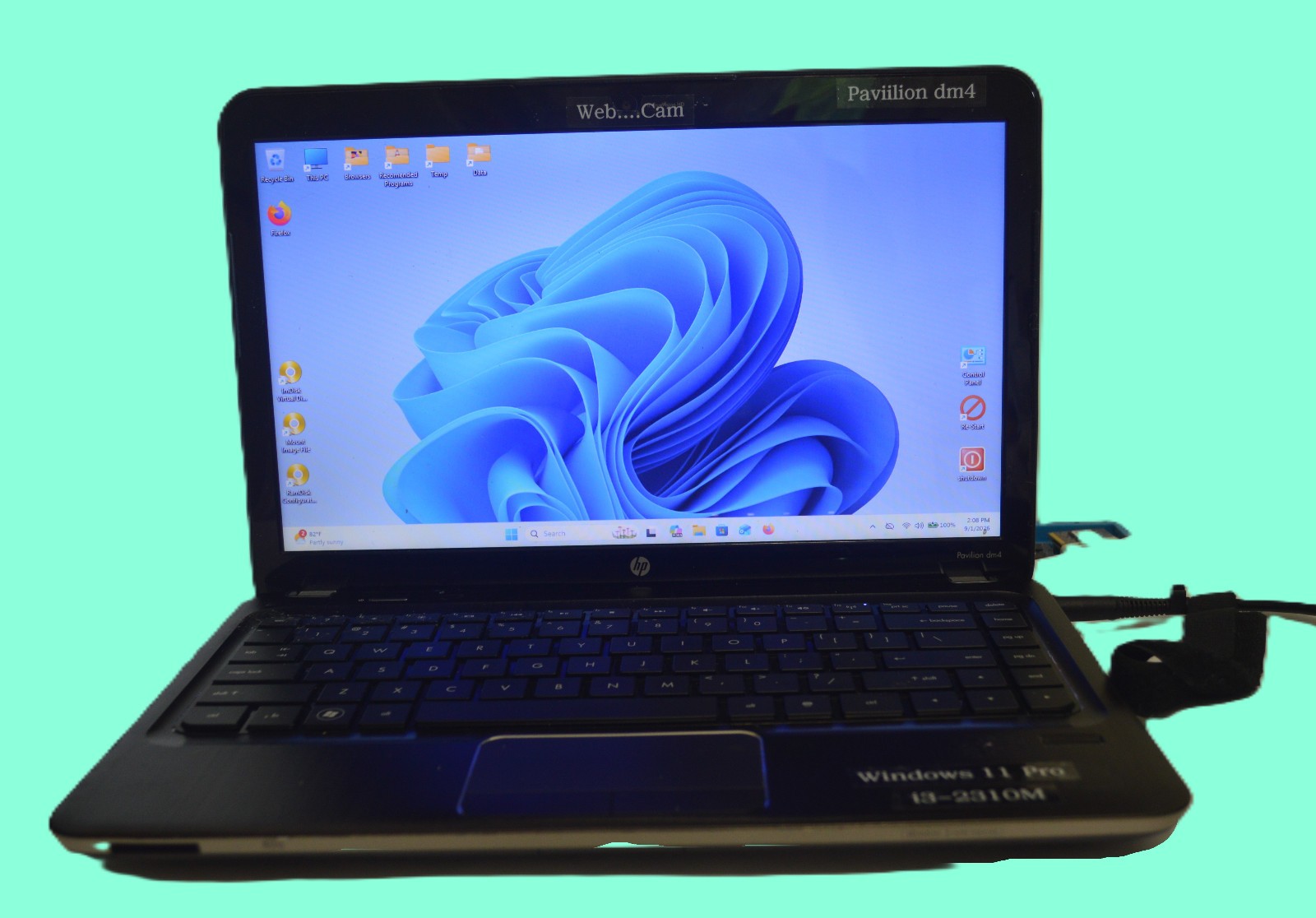 HP pavilion dm4,14in,Win11P,8GB RAM 512GB SSD, i3@2.1Ghz,USB,WiFi,HDMI,USB,Bt