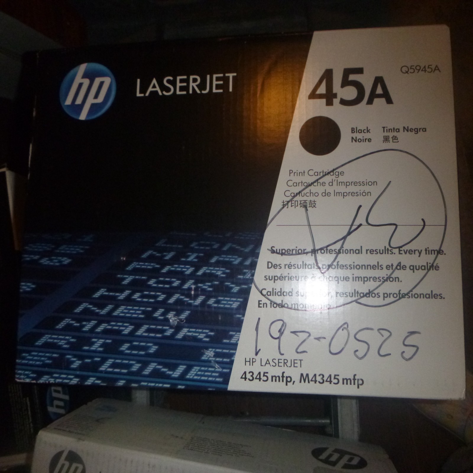 New Sealed HP Laserjet 45A Toner Print Cartridge Black Q5945A