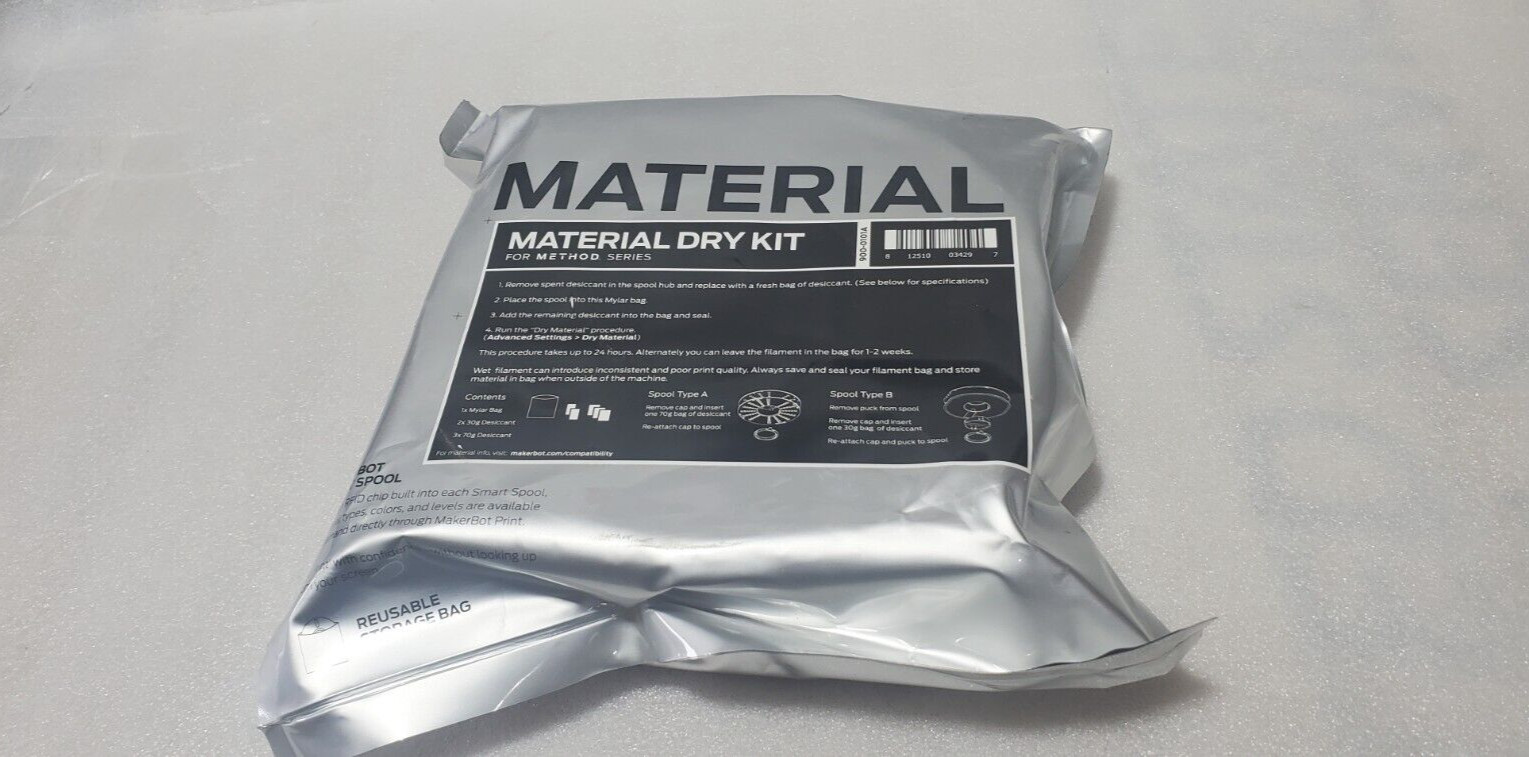 FILAMENT MATERIAL DRY For Method Series KIT Model  900-0101A Spool Type B
