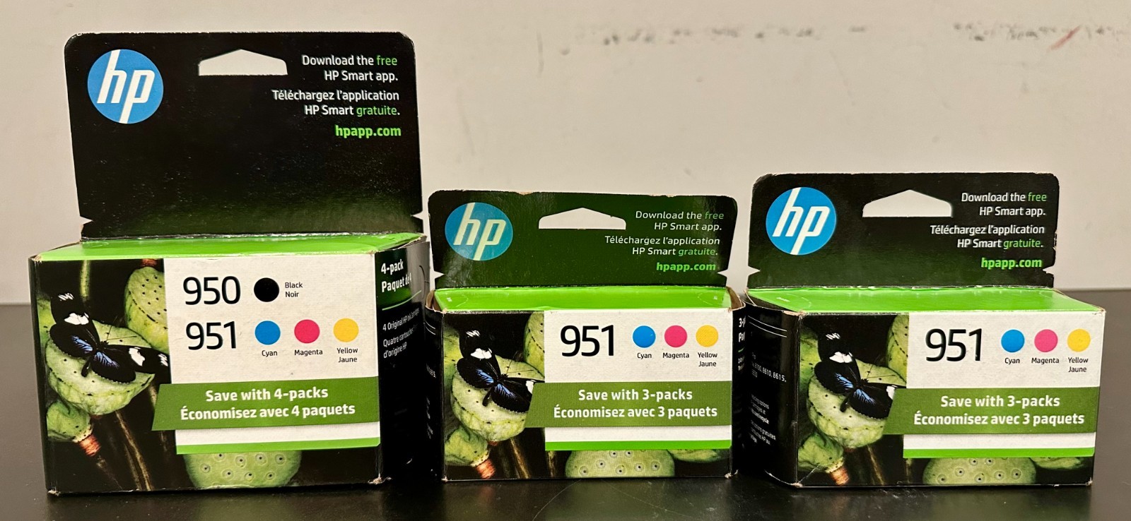 HP Genuine 1 Pack 950/951, 2 Pack 951 Ink Cartridges EXP 2023/2024 *NEW*