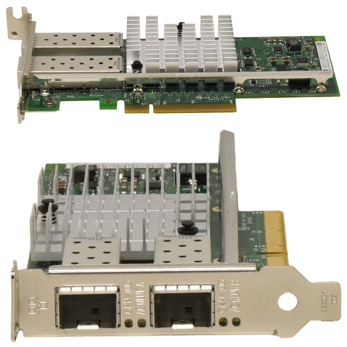 Intel IBM X520-DA2 FC Dual Port 10GbE PCIe x8 Network Card LP FRU: 49Y7962 