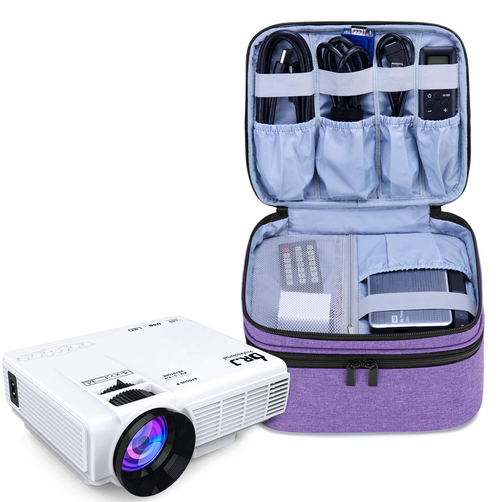 LUXJA Carrying Bag Compatible 9.25 inches x 7.5 x 4 inches, Purple
