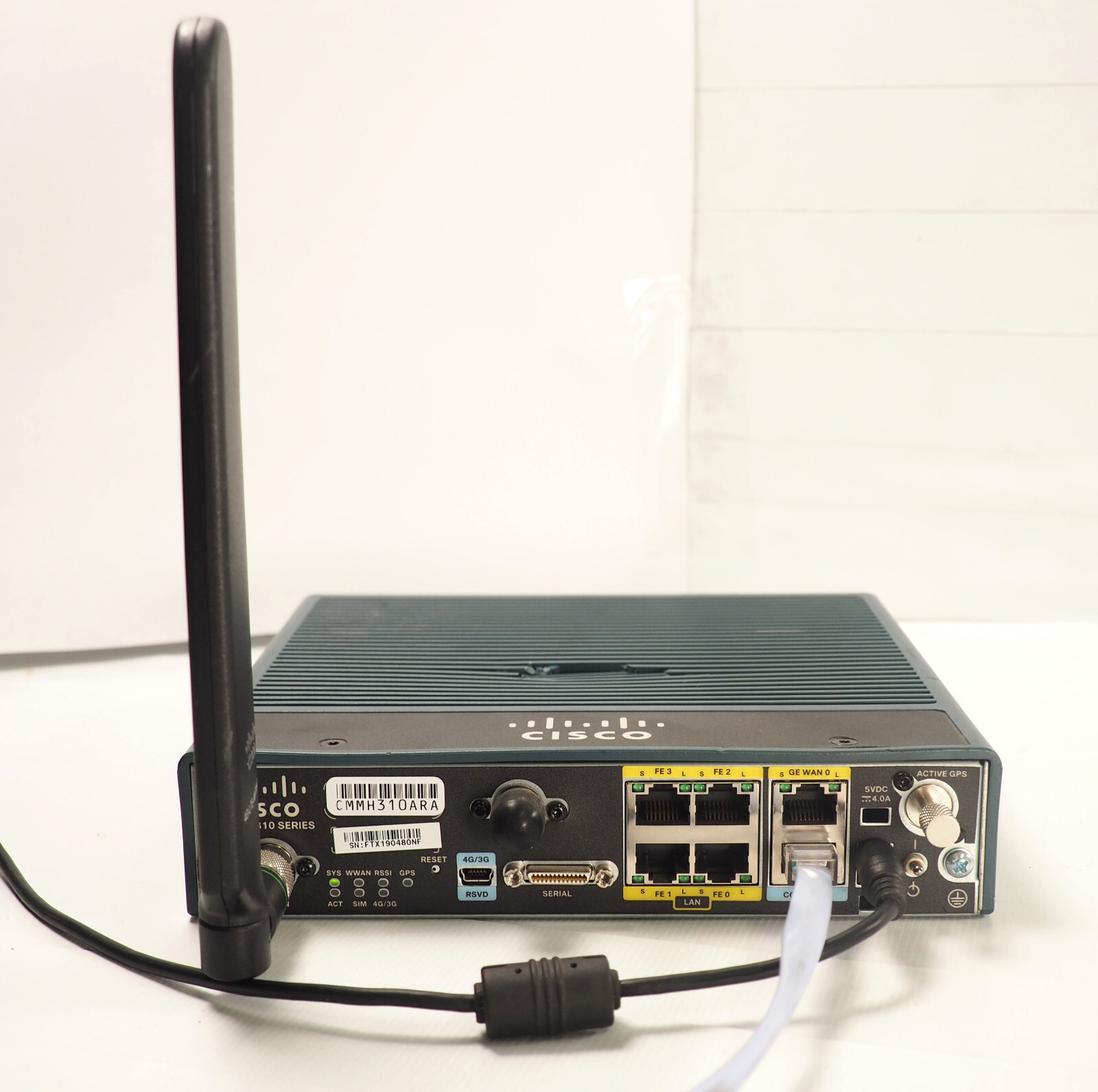 Cisco Cisco819 4G C819G-4G-A-K9 4G LTE M2M Gateway  Router (No Ac Adapter)