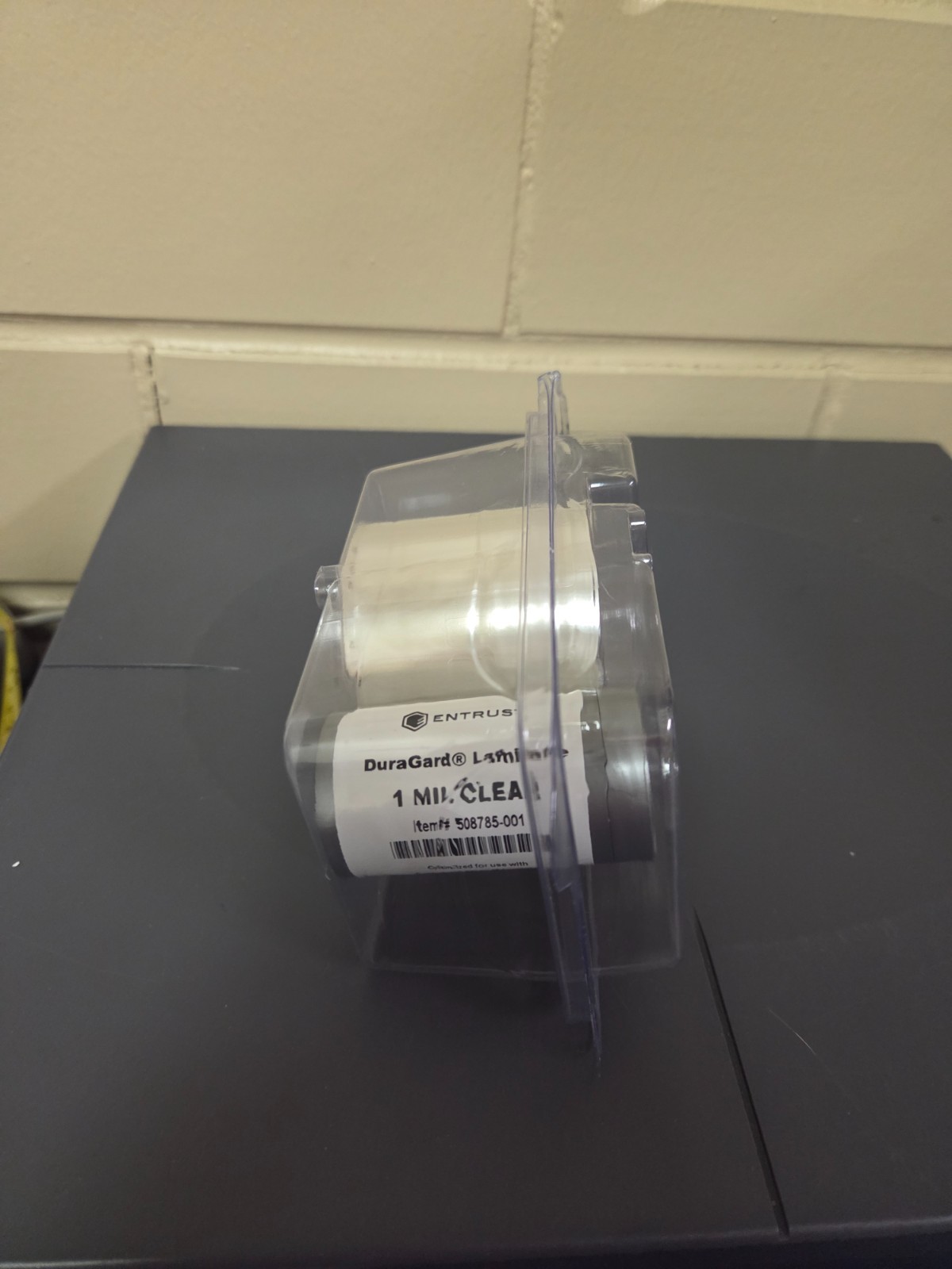 Entrust Datacard 508785-001 1.0 mil Clear Duragard Laminate - 300 imprints