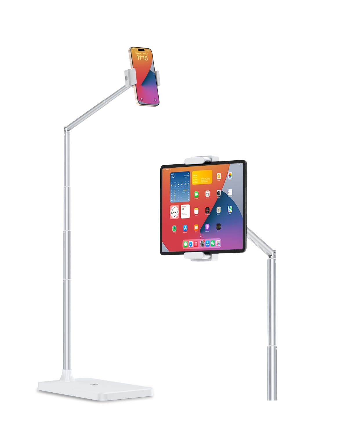 Viozon Tablet Floor Stand 3.5-11in Adjustable Height 360 Rotation iPad iPhone