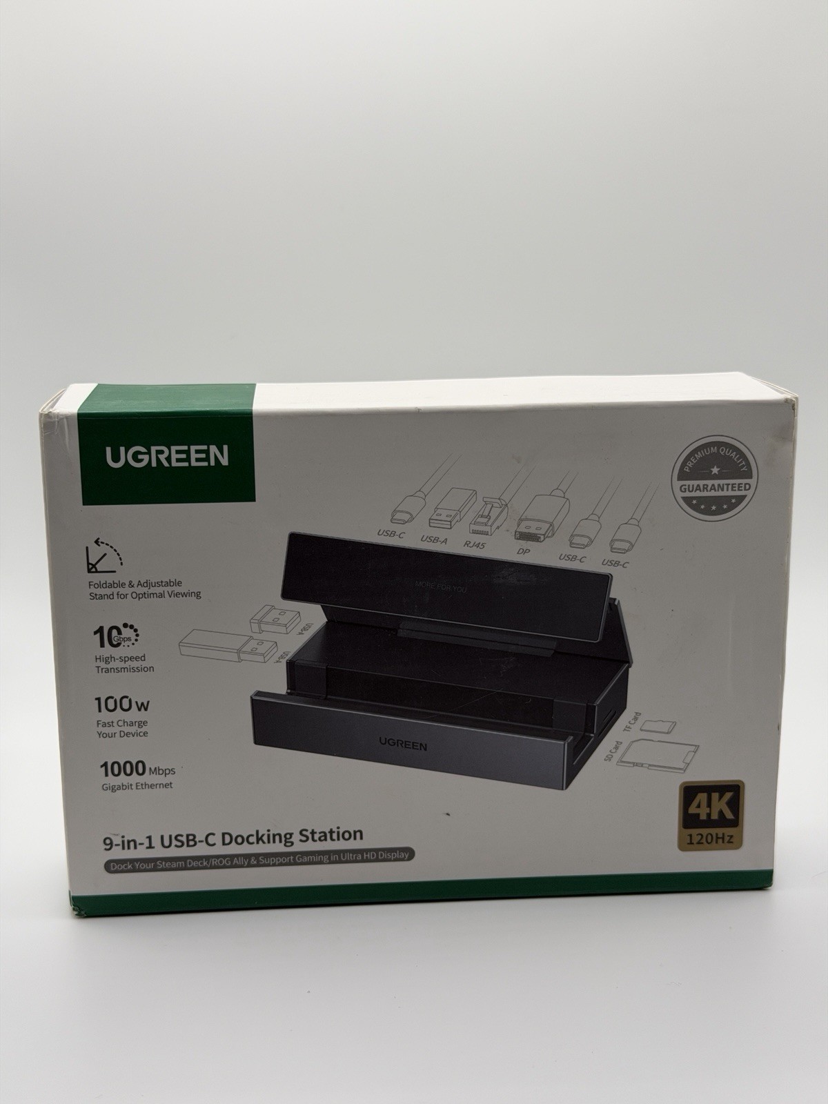 UGREEN 6-in-1 USB-C Docking Station 4K 120Hz 100W Gigabit Ethernet