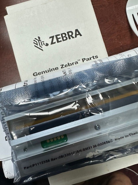 ZEBRA **ORIGINAL**ZE511 Printhead 600DPI Printhead NEW **US SHIP**