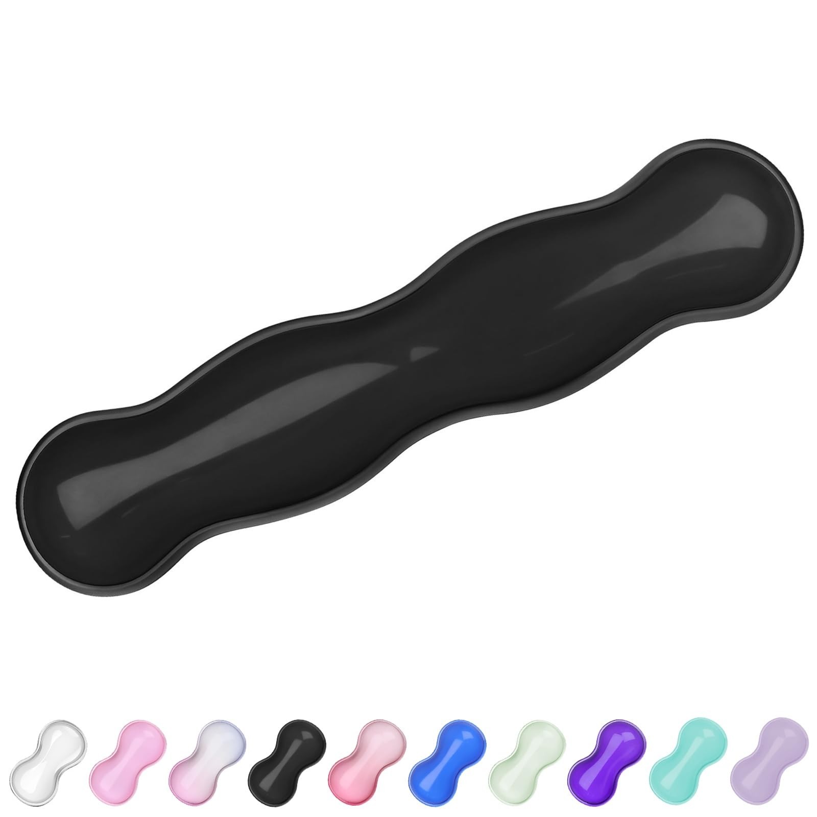 Gel Wrist Rest for Keyboard & Mouse - Pain Relief, Cool Touch, Non-Skid Support