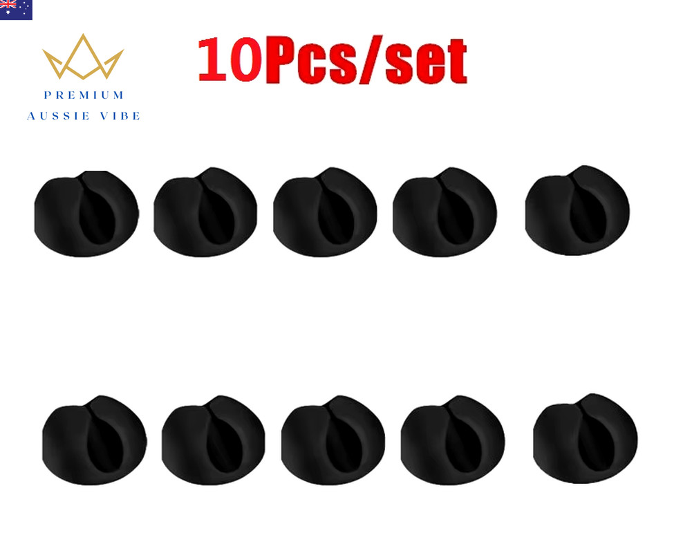 10/20Pcs Cable Clips Winder Silicone Cable Organizer Desktop Wire Storage Charge