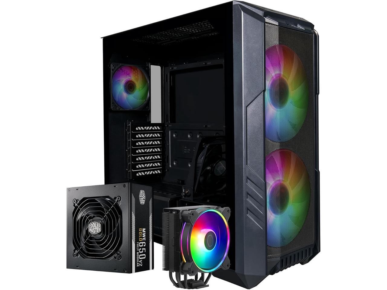 Cooler Master HAF 500 CPT H500-KGNN65-SAK Black Steel / Plastic / Tempered Glass