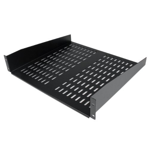 StarTech CABSHELFV 2U 16in Vented Rack Mount Shelf 50lbs