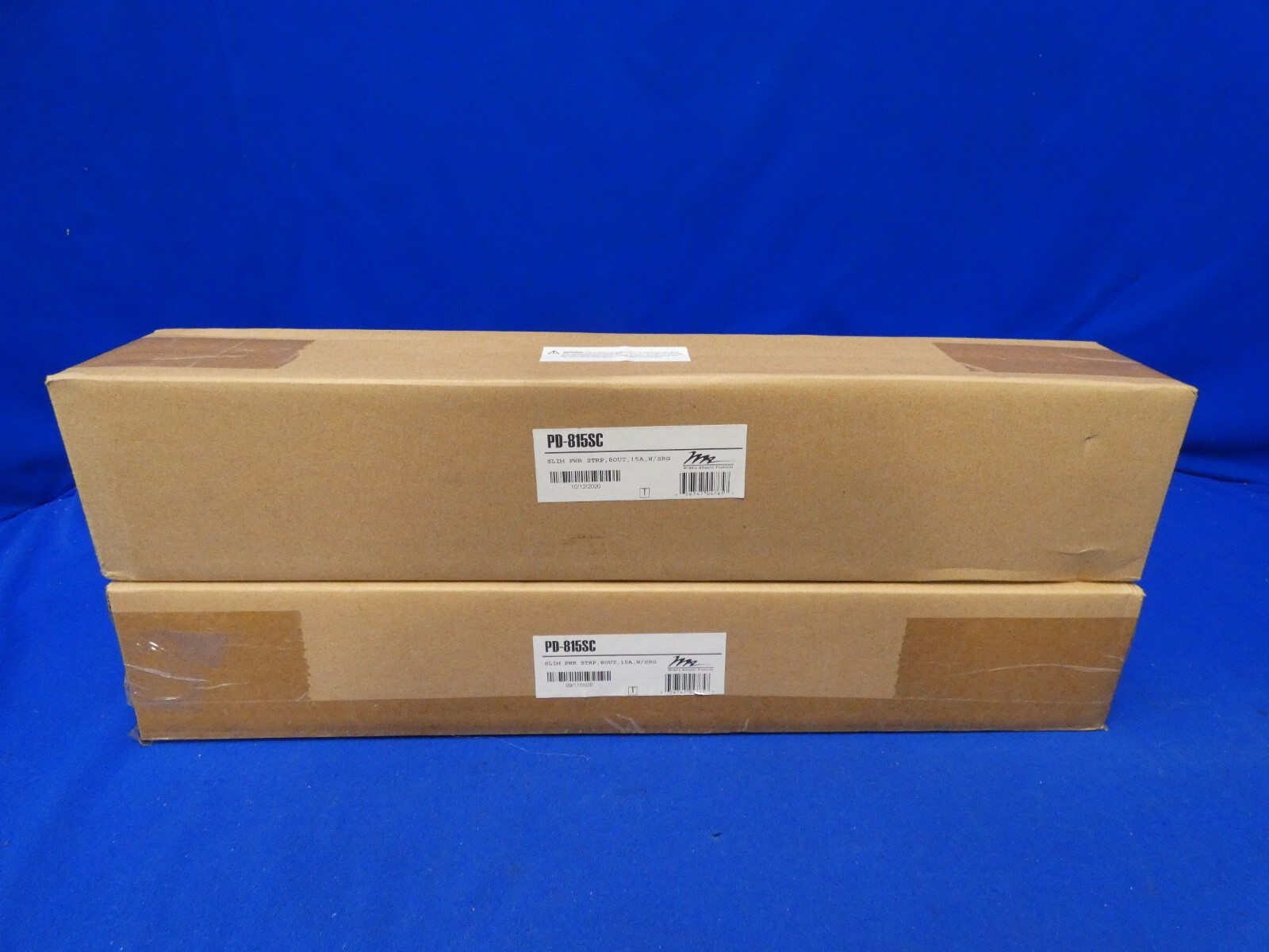 Middle Atlantic Product PD-815SC Slim Power Strip 8-Outlet, 15A w/SRG, New QTY 2