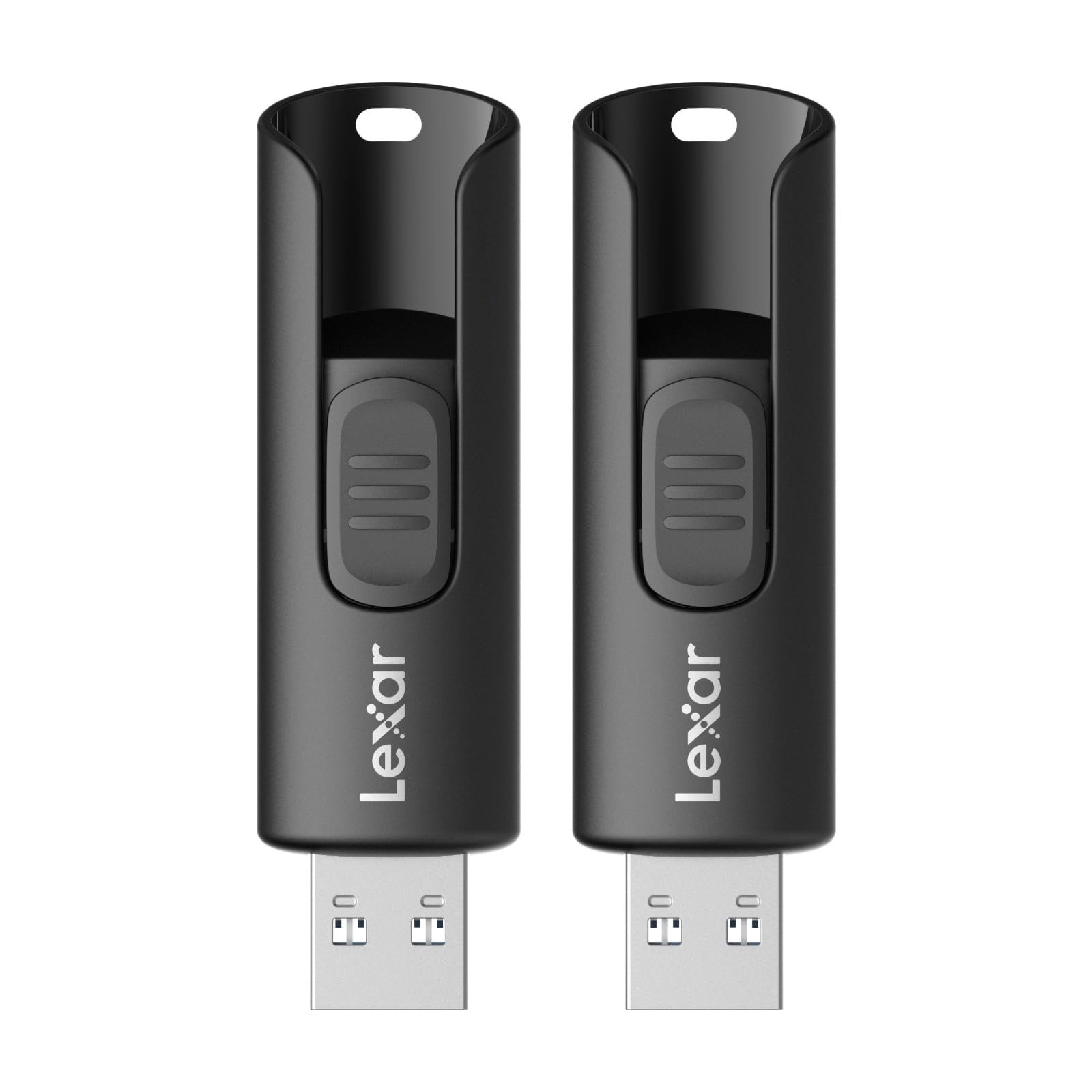 Lexar 128GB USB 3.2 Gen 1 Flash Drive 2-Pack, Black (A30E)