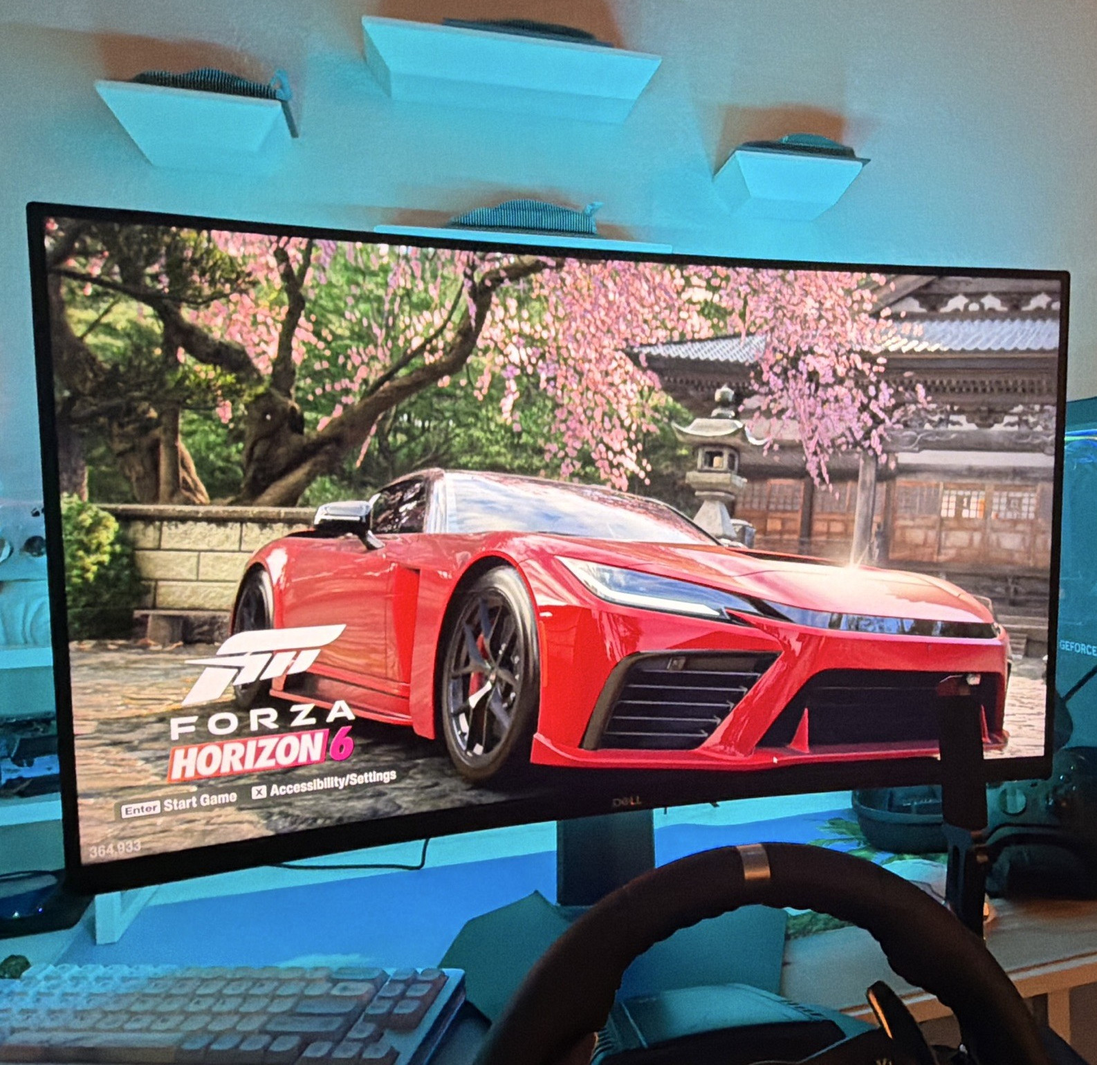 Dell 32 in Curved Screen Gaming Monitor, 1440p, 144hz, Black Model