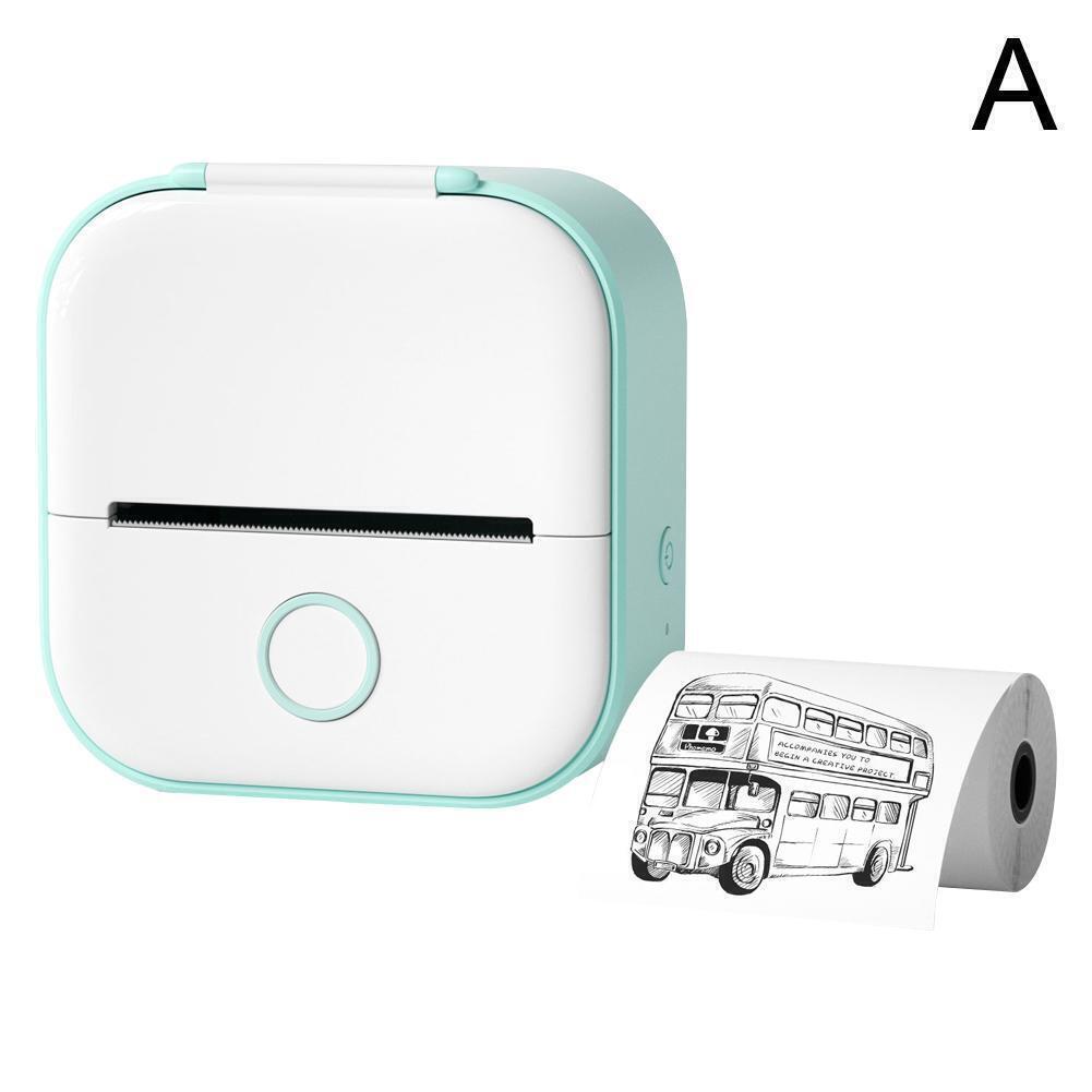 Phomemo T02 Bluetooth Mini Thermal Printer Wireless Photo Inkless Sticker
