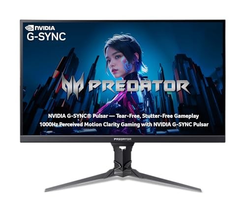 ACER PREDATOR 27" QHD 2560X1440 IPS 360HZ GAMING MONITOR XB273U - MATTE BLACK