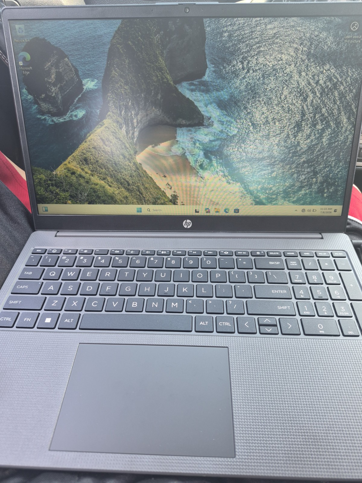 HP Laptop 15 15.6" Ryzen 3 7330U 16GB RAM 256GB SSD Win 11 Edu Silver
