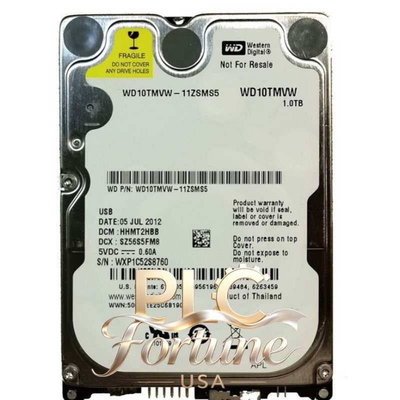 NEW Western Digital WD10TMVW 11ZSMS5 1TB USB3.0 2.5" Portable External HDD