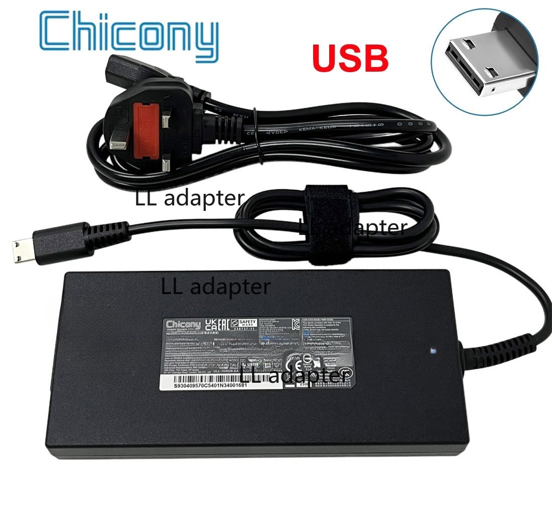 Original Chicony A22-280P1A 280W Power Supply for MSI GP76 GE66 GE76 AC Adapter