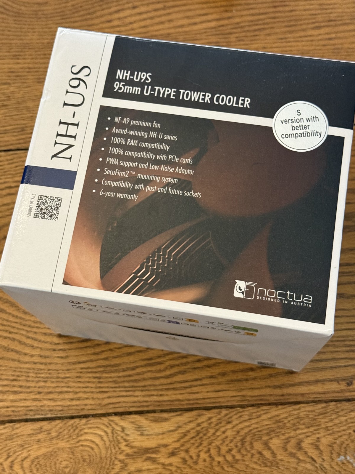 Noctua NH-U9S, Premium CPU Cooler with NF-A9 92mm Fan (Brown) NIB