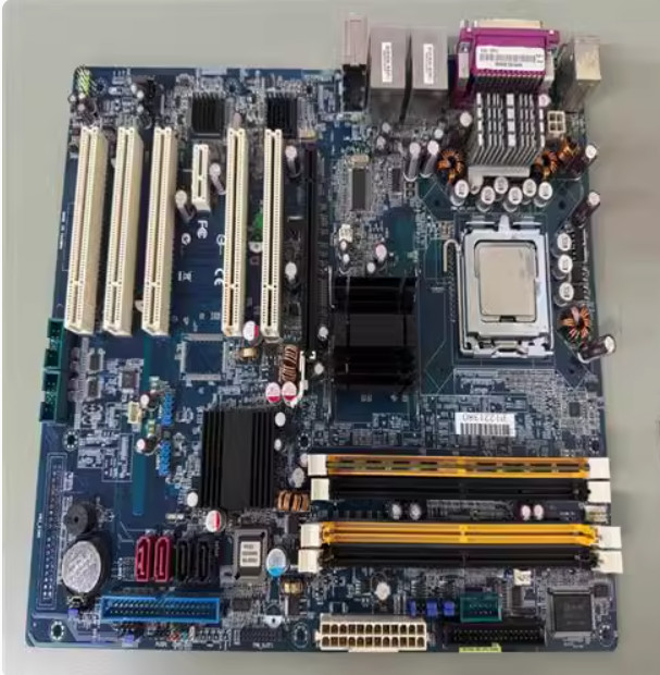 1PCS Used EAX-945G P/N: 08GS19A945G206 Dual Ethernet Port Industrial Motherboard