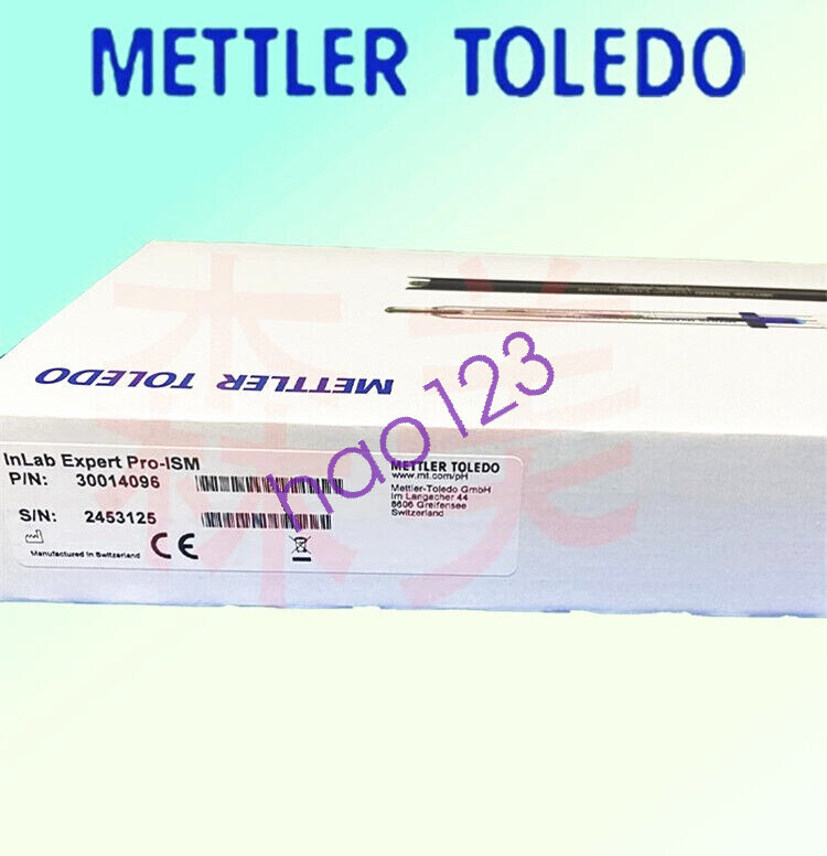 METTLER TOLEDO 3-in-1 PH Electrode InLab Expert Pro-ISM Probe 30014096 DHL/FedEx