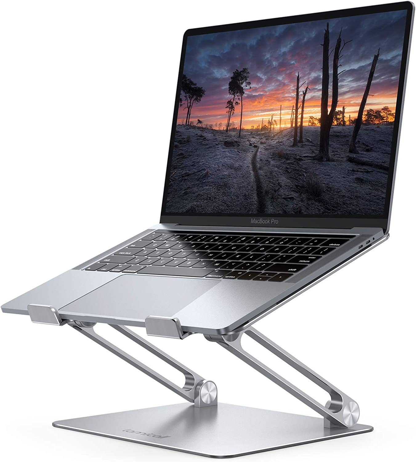 Lamicall Adjustable Laptop Stand, Portable Laptop Riser, Aluminum Laptop Stand