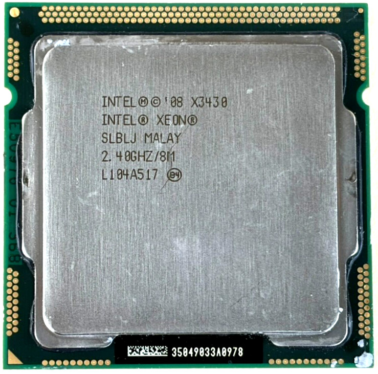 Intel Xeon X3430 4-Core 2.4GHz LGA 1156 CPU SLBLJ Tested Working