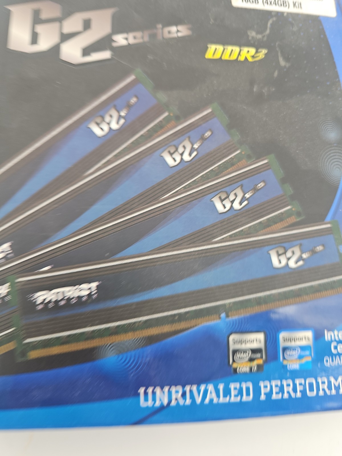 Patriot G2 Series DDR3 12GB (3x4GB) 1600MHz RAM Desktop Memory - Missing 1 Stick
