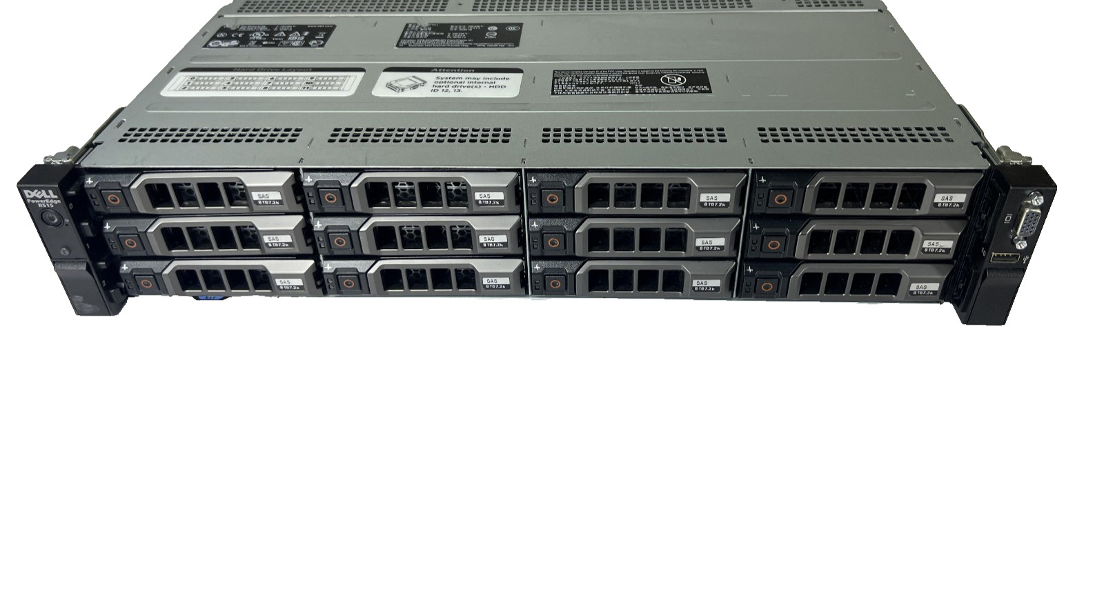 Dell PowerEdge R515 2x Opteron 4280 @ 2.8GHz 8 core, 32GB mem, 2x - 300GB Disk