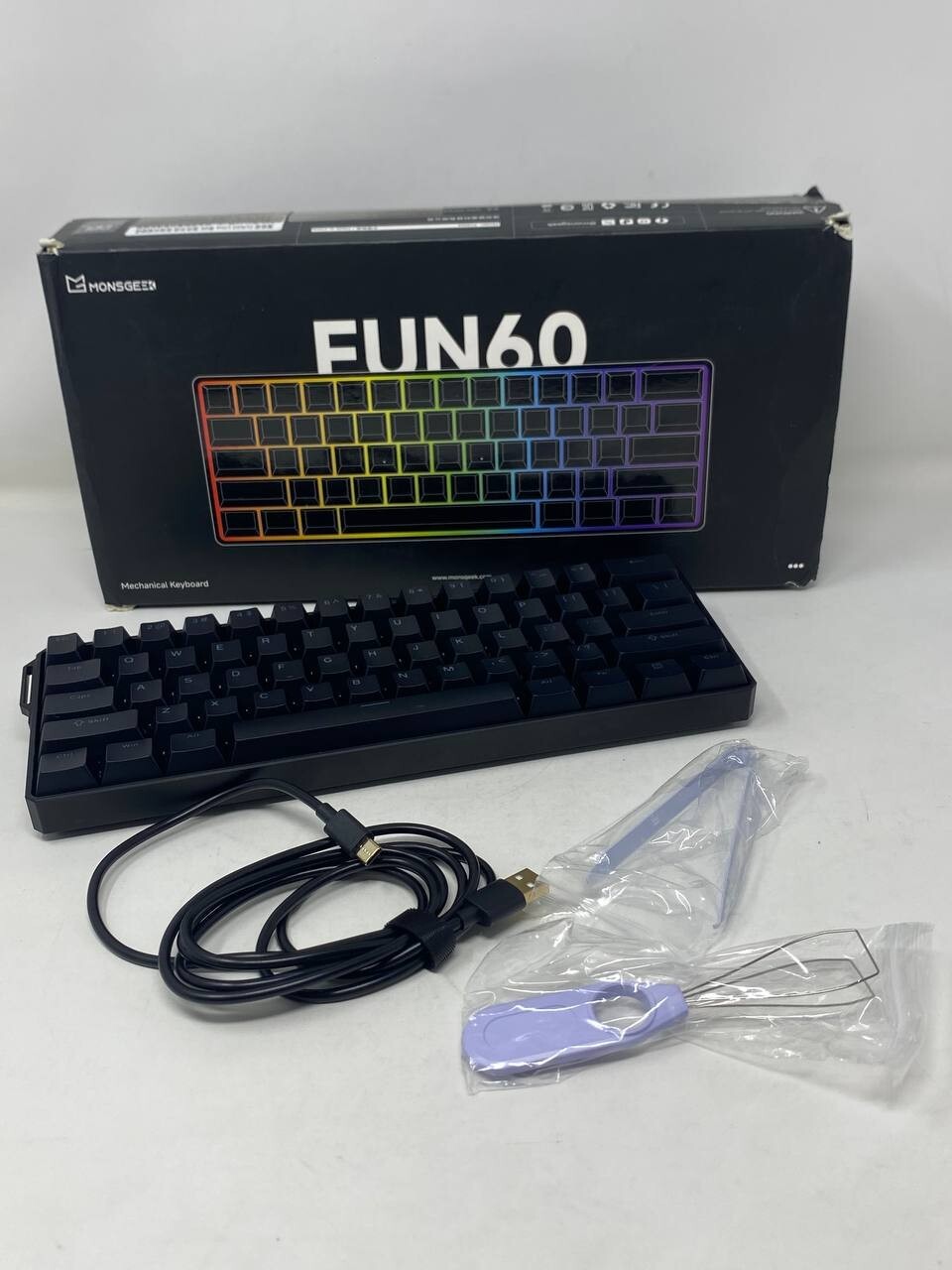 Monsgeek FUN60 Ultra Wired Mechanical Keyboard Magnetic Gaming Keyboards Rapid