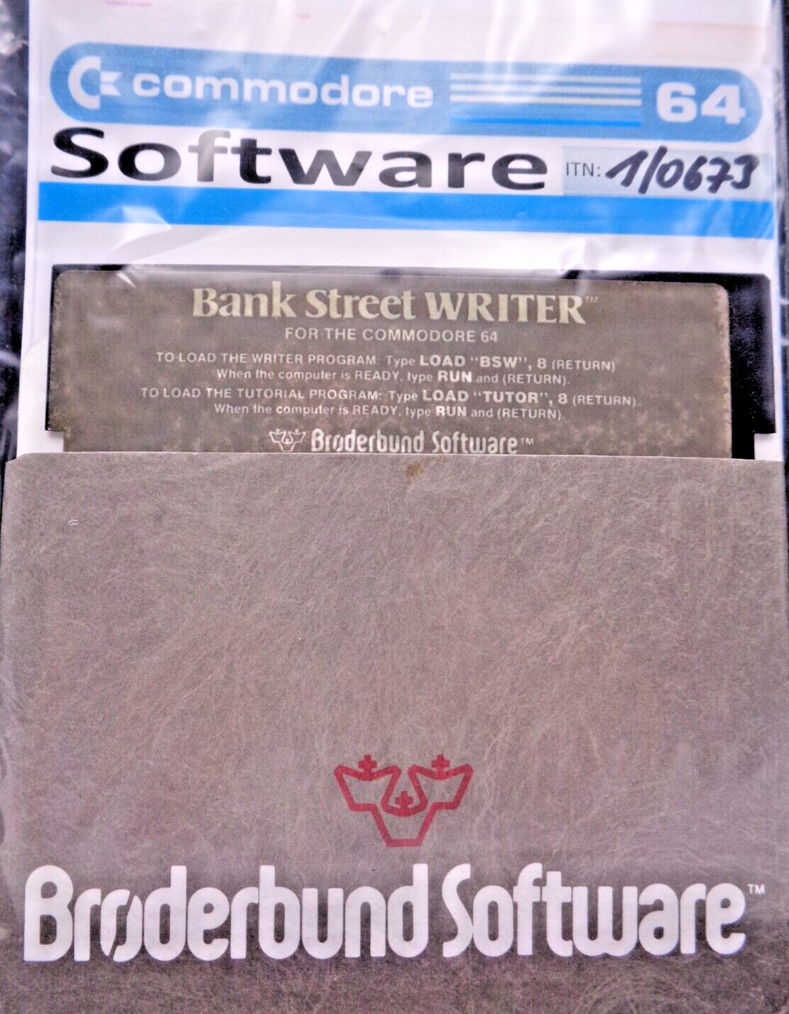 COMMODORE 64/128 -- BANK STREET WRITER (BRODERBUND - DISK)